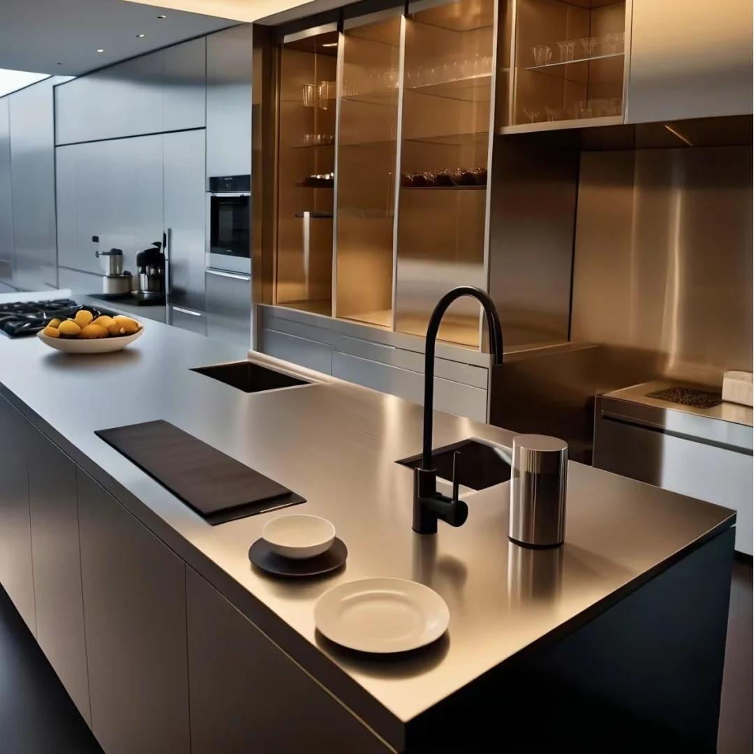 Stainless Steel Kitchen Cabinets