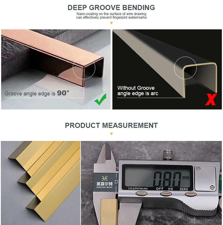 Stainless Steel U shape profile Decoration (1)